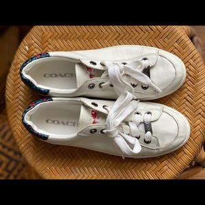 COACH low top floral women’s sneaker